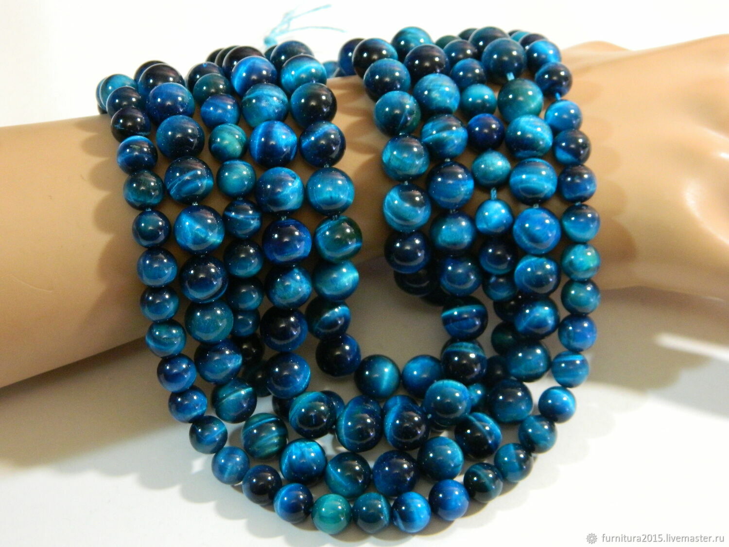 Тигровый глаз 8 мм натуральный камень. шт купить в интернет-магазине ...