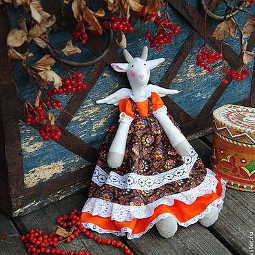 Куклы и игрушки ручной работы. Ярмарка Мастеров - ручная работа Козочка. Handmade.