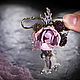 Brooch-pin made of glass flowers lampwork ' Romance'. Brooches. Diana Glass / Diana Anikeeva. My Livemaster. Фото №5