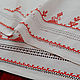 Curtain Keeper strojeva hand embroidery on linen. Curtains1. EmbroideryINNAI. My Livemaster. Фото №4