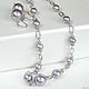 Колье-цепь и серьги из жемчуга Swarovski  lilac. Комплект. Комплекты украшений. УКРАШЕНИЯ TAMILI (Татьяна). Интернет-магазин Ярмарка Мастеров.  Фото №2