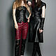 Natural leather trousers with zippers. Pants. Modistka Ket - Lollypie. Ярмарка Мастеров.  Фото №4