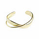 Stylish gold bracelet, women's metal bracelet to buy, Hard bracelet, Moscow,  Фото №1