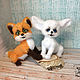 Fennec Fox Friendship Bracelet. White Fox, Stuffed Toys, Angarsk,  Фото №1