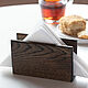 Rectangular napkin holder made of dark oak, Napkin holders, Moscow,  Фото №1