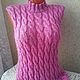Knitted vest 'Wonderful' handmade. Vests. hand knitting from Galina Akhmedova. My Livemaster. Фото №6