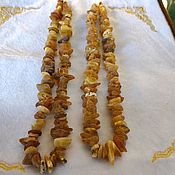 Работы для детей, handmade. Livemaster - original item Natural amber beads, medical beads, unpolished amber,. Handmade.