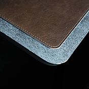 Для дома и интерьера ручной работы. Ярмарка Мастеров - ручная работа Leather substrates / table mats decorative (blotter). Oliva. Handmade.