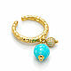 Кольцо амазонит, кольцо с амазонитом и фианитами мятное безразмерное. Кольца. Irina Moro (Ирина Моро украшения). Ярмарка Мастеров.  Фото №4