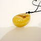 'Amber dried apricots ' K-665. Pendant. Amber shop (vazeikin). My Livemaster. Фото №5