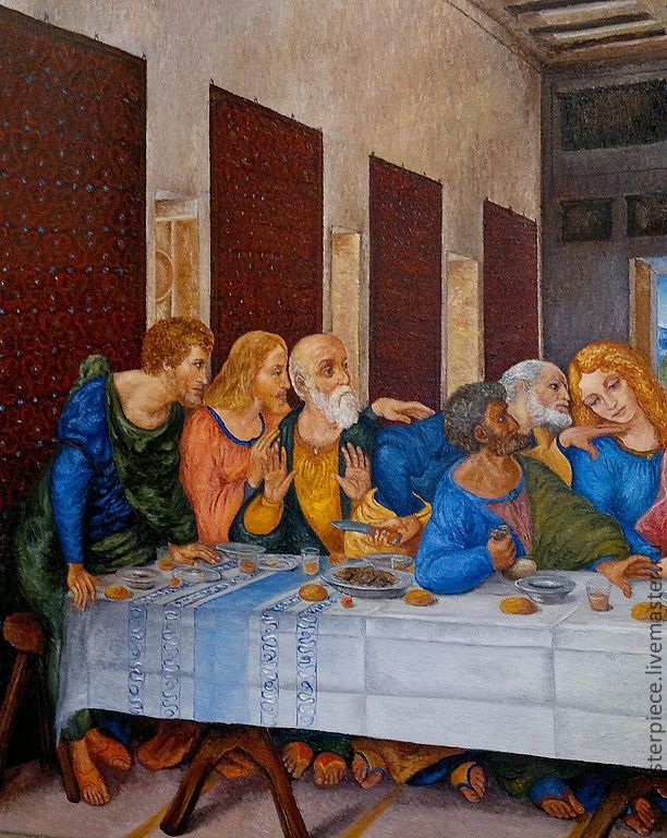 Тайны картины тайная вечеря. Картина тайнавечере Леонардо да Винчи. Тайная вечеря картина Леонардо. Фреска да Винчи Тайная вечеря. Тайны о вечеря Леонардо да Винчи картина.