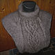 Order Knitted dickey. Warm Yarn. Livemaster. . Dickies Фото №3
