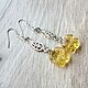 Amber. Earrings 'Flowers claverack' amber silver. Earrings. Frollena II. Natural Baltic amber. My Livemaster. Фото №5
