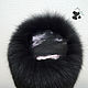 Women's hat made of Finnish arctic fox fur on a knitted base. Caps. Mishan (mishan). My Livemaster. Фото №5