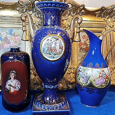 Винтаж ручной работы. Ярмарка Мастеров - ручная работа Винтаж: Ваза.Royal Vienna.Австрия.Кувшин.Англия.Фарфор. Handmade.
