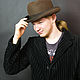 Homburg felt hat. Hats1. Novozhilova Hats. Online shopping on My Livemaster.  Фото №2