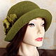 Hat felted 'Forest fairy', Hats1, Minsk,  Фото №1
