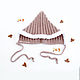 Children's hat for boy knitted, knitted cap beige. Baby hat. babyshop. My Livemaster. Фото №5