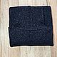 Jerseys: Tweed Navy Merino sweater. Sweaters. 'Crochet classics' YULIA. Online shopping on My Livemaster.  Фото №2