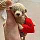 Мишка ТЕБЕ. Подвеска. Ёлочная игрушка, Амигуруми куклы и игрушки, Архангельск,  Фото №1