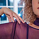  Платье из шелкового шифона Виолетта. Платья. Сны о незабудке (snyonezabudke). Ярмарка Мастеров.  Фото №5