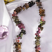 Работы для детей, handmade. Livemaster - original item Tourmaline beads 