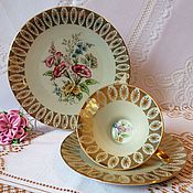 Винтаж: Коллекционная тарелка из серии Женщины века, D'Arceau-Limoges, Франция