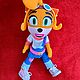 Коко бандикут (Coco Bandicoot). Мягкие игрушки. Боченкова Анна (lolki). Ярмарка Мастеров.  Фото №5
