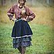 Юбка "Голубая ель". Юбки. Елена. Бохо одежда 'Дело вкуса' (elena-delovkusa). Ярмарка Мастеров.  Фото №5
