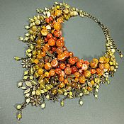 Украшения handmade. Livemaster - original item Tangerine Parfait Necklace handmade from natural agates. Handmade.