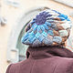 Knit picks wool of the Sea, the blue beret vasani, picks for spring, Berets, Chernihiv,  Фото №1
