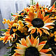 Bouquet-night light 'Sunflowers'. Nightlights. Elena Krasilnikova. My Livemaster. Фото №6