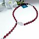 Order Garnet and chalcedony necklace. Magical Beauty Gems. Livemaster. . Necklace Фото №3