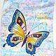 Batik scarf 'Colorful butterfly'. Scarves. OlgaPastukhovaArt. My Livemaster. Фото №5