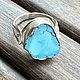Кольцо с Бирюзой в серебре 925. Кольца. Jeweller -Danil. Интернет-магазин Ярмарка Мастеров.  Фото №2