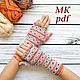 MK knitting mittens Starfall, Patterns for dolls and toys, Samara,  Фото №1