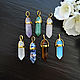Pendants pendulums with natural stones
