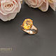 Заказать Кольцо с желтым топазом 6,6 ct. Лада. Сакральные украшения GoldGem. Ярмарка Мастеров. . Кольца Фото №3