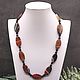 Natural Sardonyx necklace / beads, Necklace, Moscow,  Фото №1