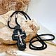 Заказать Деревянный крестик на шею со Святыми. MisMi jewelry. Ярмарка Мастеров. . Крестик Фото №3