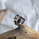 Slavic wedding ring with runes 'Polel'. Wedding rings. Unusual Gemstone Jewelry. My Livemaster. Фото №4