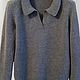 Джемпер поло. Джемперы. Cashmere & Wool / Машинное вязание. Интернет-магазин Ярмарка Мастеров.  Фото №2