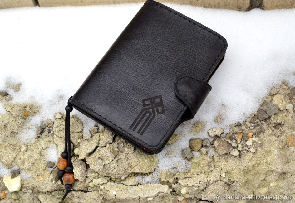  Leather, personalized, vintage wallet # 20, Wallets, Sizran,  Фото №1