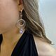 Серьги «Эдит» с кристаллами Swarovski и авторскими вставками. Серьги классические. Irina P Design. Ярмарка Мастеров.  Фото №4