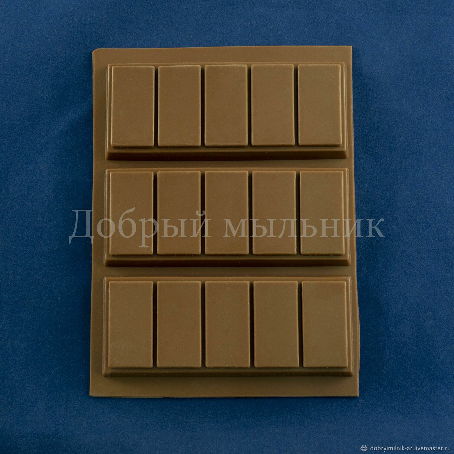 Силиконовая форма Плитка шоколада, Инструменты для косметики, Москва,  Фото №1