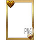 PNG photo frame - heart of gold, Photo, Moscow,  Фото №1