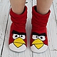 Домашние сапожки "Angry birds", Тапочки, Иркутск,  Фото №1