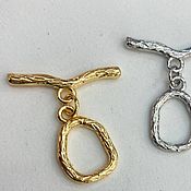Серьги-гвоздики «тройное кольцо с хрусталём»
