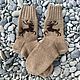 RussianSocks Бежевые носки с оленями вязаные новогодний подарок. Носки. RussianSocks ВЯЗАНЫЕ НОСКИ ВАРЕЖКИ. Ярмарка Мастеров.  Фото №5
