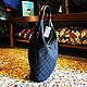 Винтаж: Черная сумка Gucci GG из ткани и кожи. Сделано в Италии. Сумки винтажные. Chic bags. Интернет-магазин Ярмарка Мастеров.  Фото №2